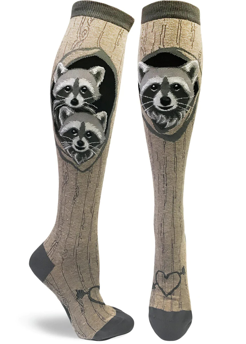 Raccoons' Den knee high socks | M adult size | ModSocks