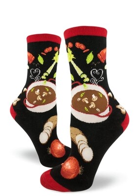 Soup's On crew socks | M adult size | ModSocks