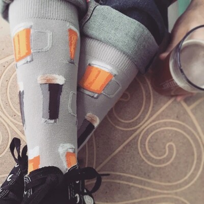 Craft Beer crew socks | L adult size | ModSocks
