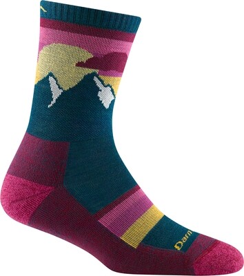 Women&#39;s 5005 Sunset Ledge Micro Crew Lightweight Cushion Hiking Sock