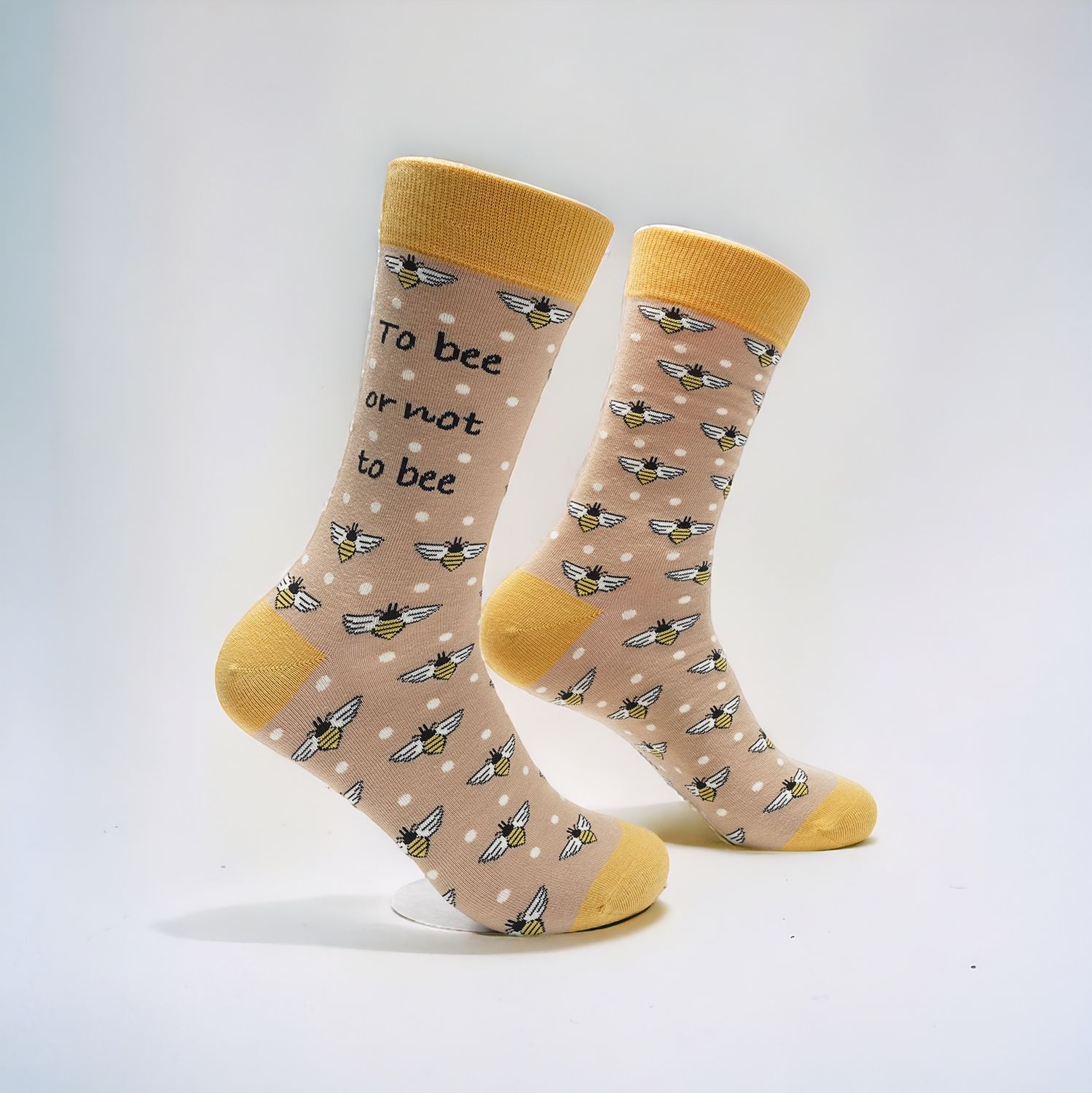 To Bee Or Not To Bee Socks | L adult size | Shoc Joc
