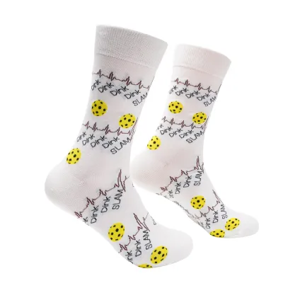 Dink Slam Pickleball Socks | M/L adult sizes | Shoc Joc
