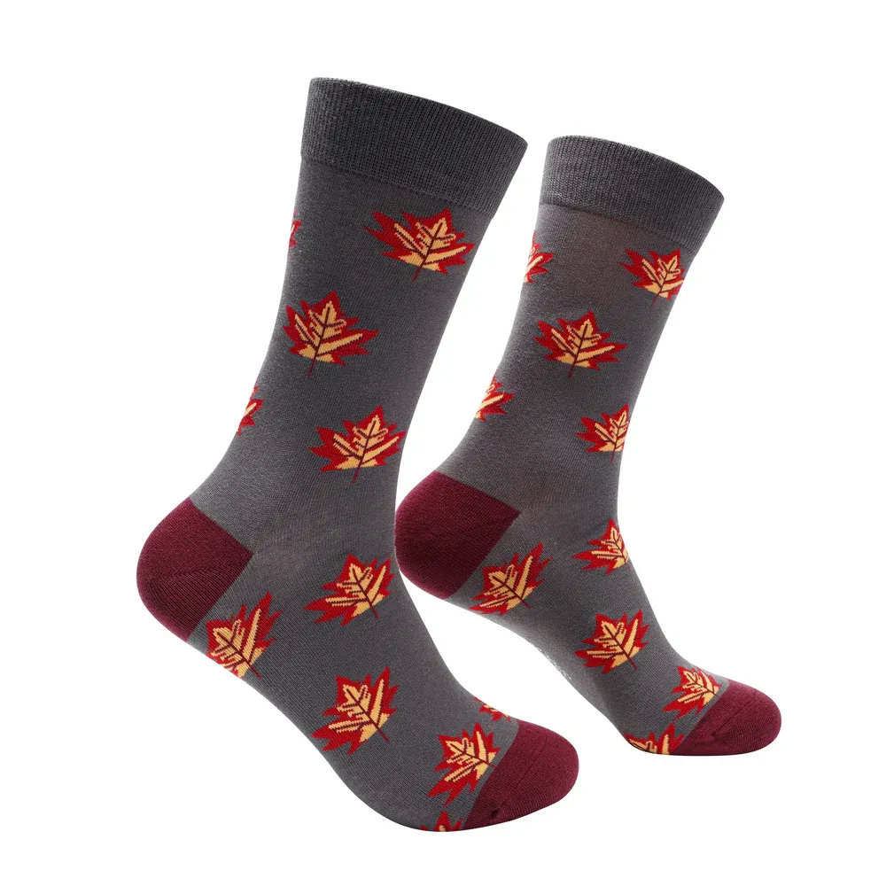 Maple Leaf Socks | M/L adult sizes | Shoc Joc