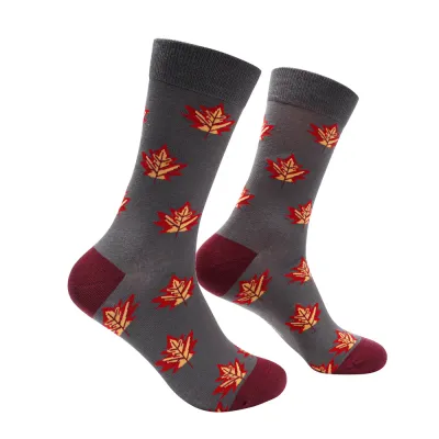 Maple Leaf Socks | M/L adult sizes | Shoc Joc