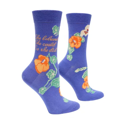 She Believed She Could So She Did Socks | M adult size | Shoc Joc