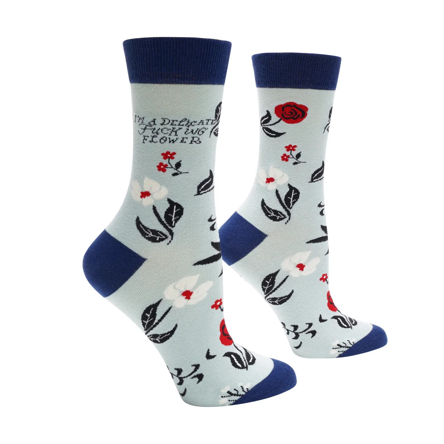 I&#39;m A Delicate F*cking Flower Socks | M adult size | Shoc Joc