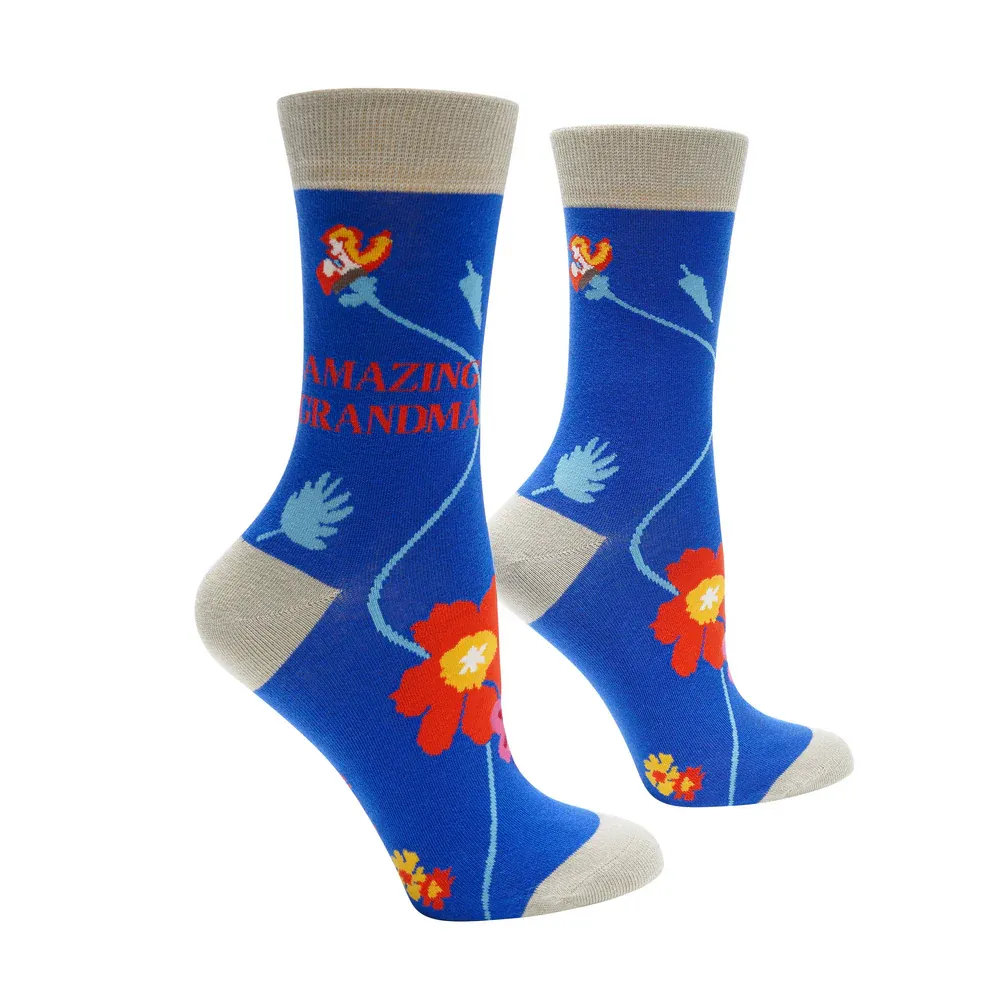 Amazing Grandma Socks | M adult size | Shoc Joc