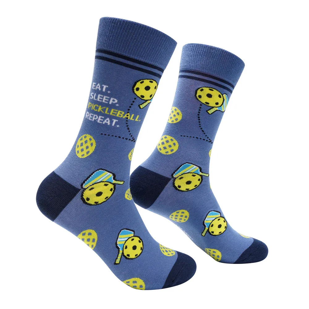 Eat. Sleep. Pickleball. Repeat. Socks | M/L adult sizes | Shoc Joc