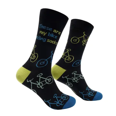 These Are My Bike Riding Socks | L adult size | Shoc Joc
