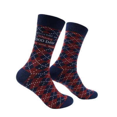 My Boss Told Me To Have A Good Day, So I Went Home Socks | L adult size | Shoc Joc