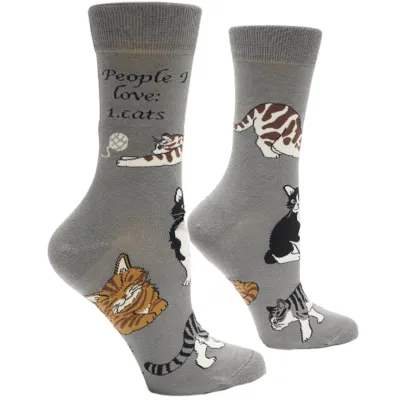 People I love: 1. cats Socks | M adult size | Shoc Joc