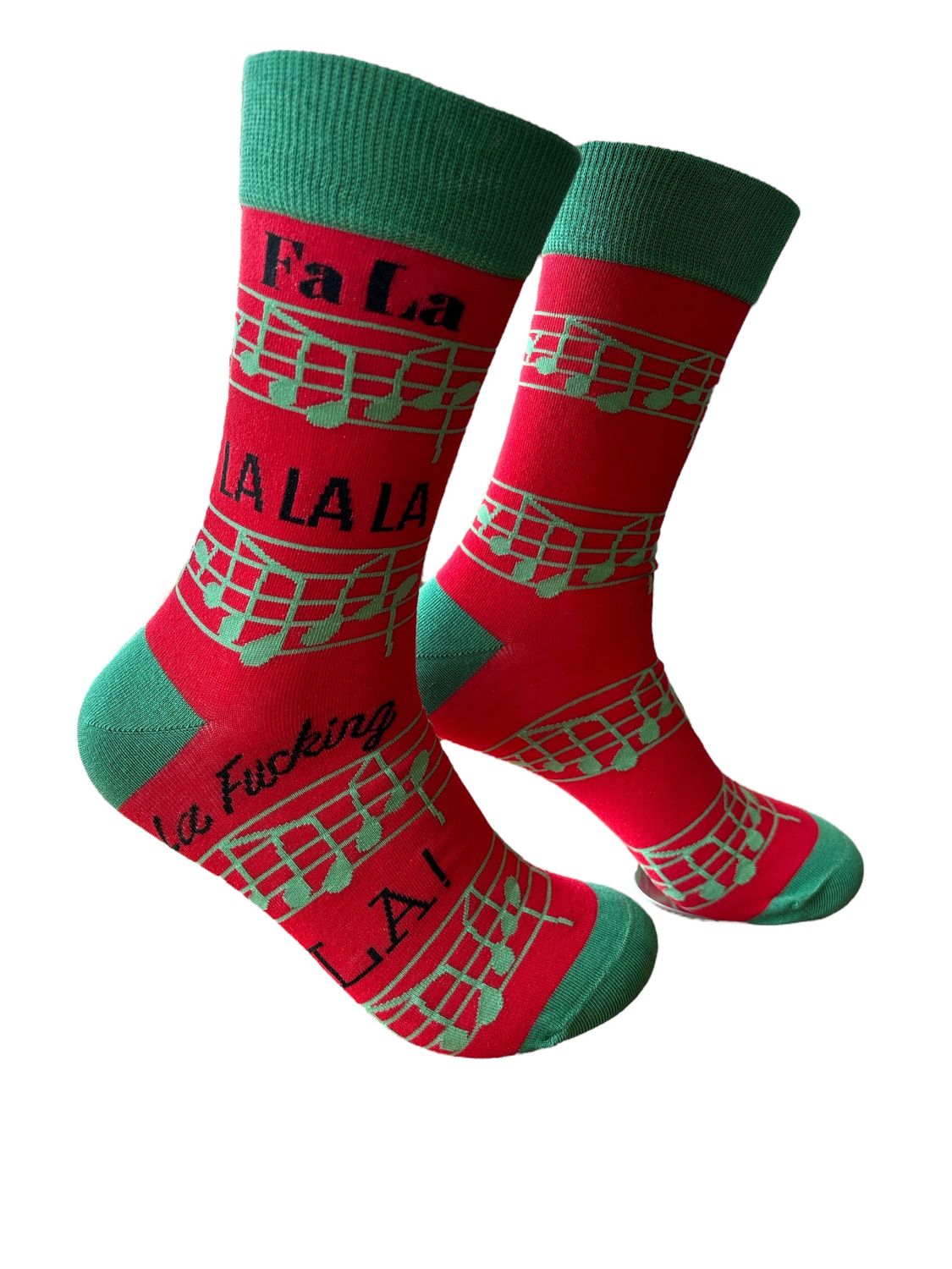 FaLa LaLaLa F*cking La Socks | L adult size | Shoc Joc