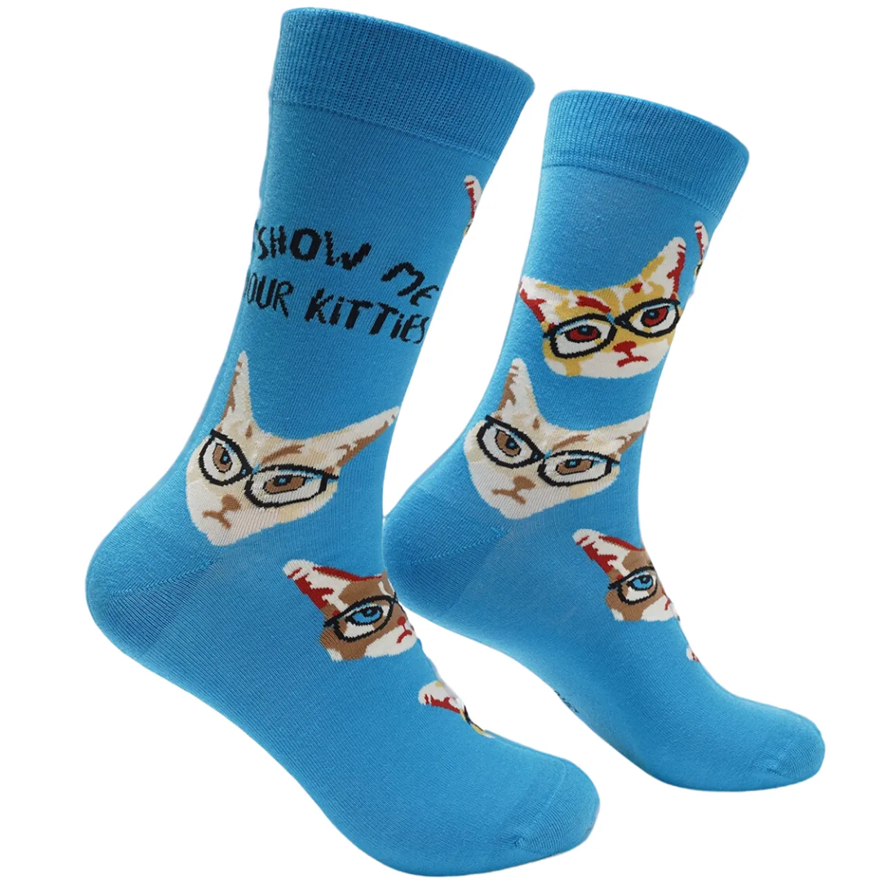 Show Me Your Kitties Socks | L adult size | Shoc Joc