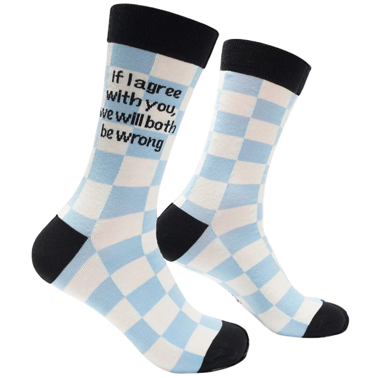 If I agree with you, we will both be wrong Socks | L adult size | Shoc Joc