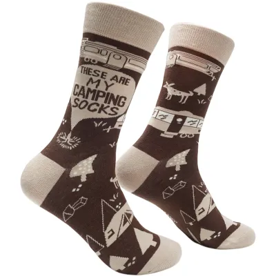 These Are My Camping Socks | L adult size | Shoc Joc