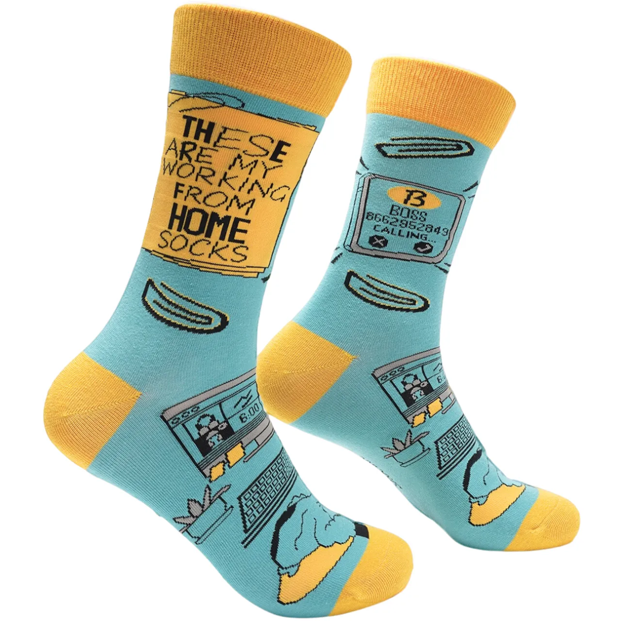 These Are My Working From Home Socks | L adult size | Shoc Joc