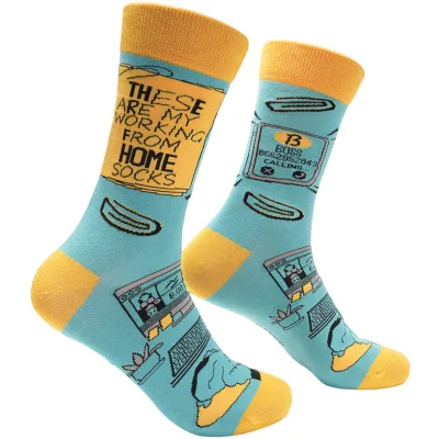 These Are My Working From Home Socks | L adult size | Shoc Joc