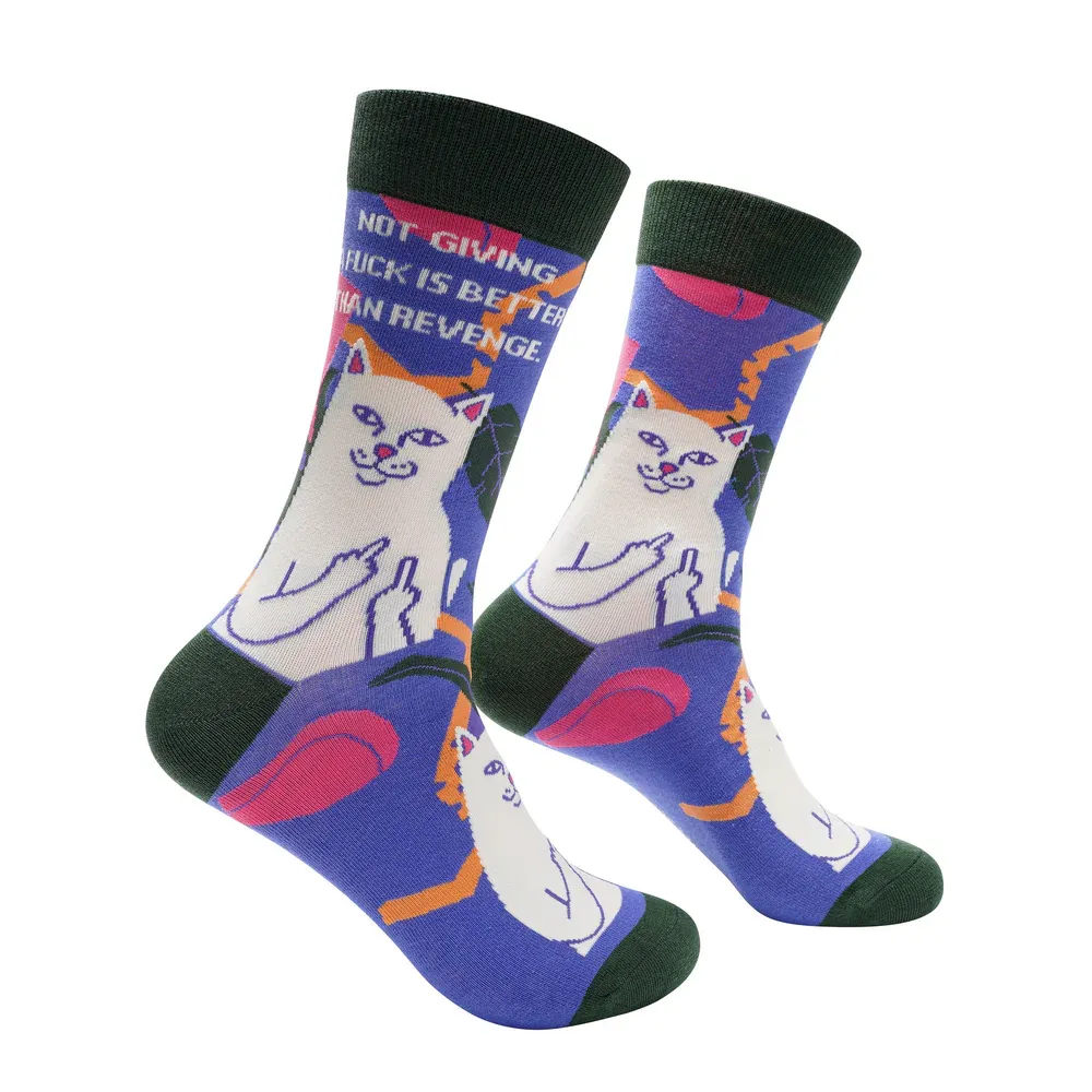 Not Giving A F*ck Is Better Than Revenge Socks | L adult size | Shoc Joc