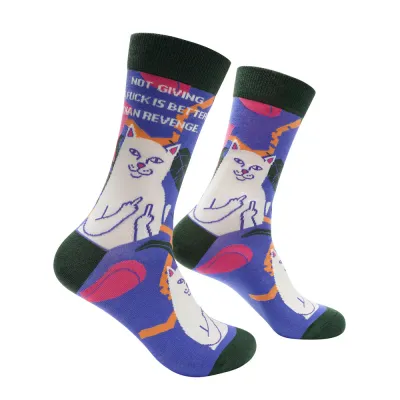 Not Giving A F*ck Is Better Than Revenge Socks | L adult size | Shoc Joc