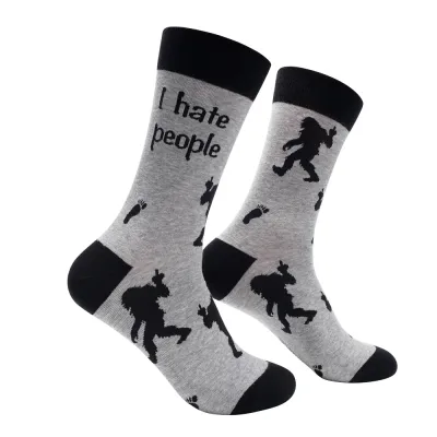 I Hate People Socks | L adult size | Shoc Joc
