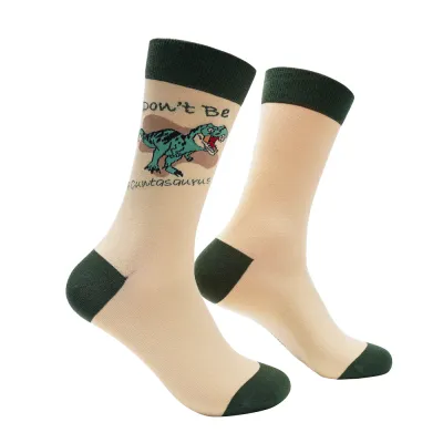 Don&#39;t be a C*ntasaurus Socks | L adult size | Shoc Joc