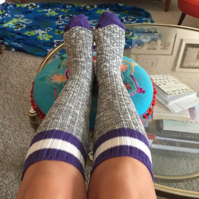 Yoho Knee High Sock - Green/Brown