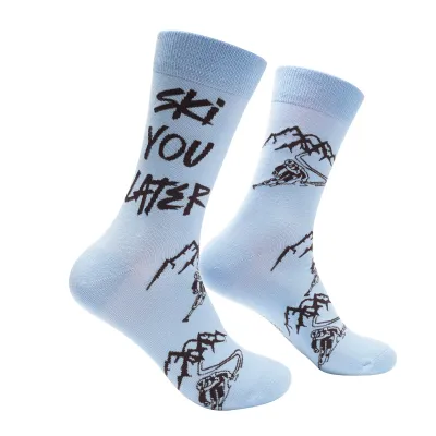 Ski You Later Socks | L adult size | Shoc Joc