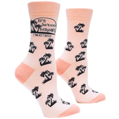 It's 5 o'clock everywhere. I'm Retired Socks | M adult size | Shoc Joc