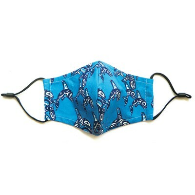 Orca Family Child Face Mask