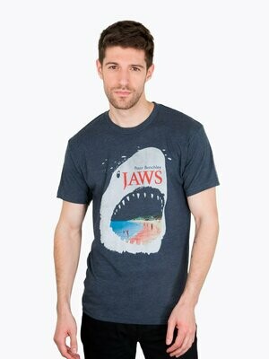 Jaws Unisex book T-Shirt M ONLY