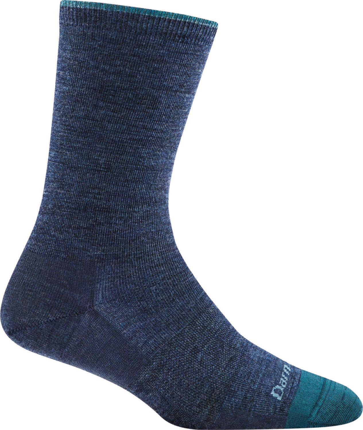 Women's 6012 Solid Basic Crew Lifestyle Sock L Size, Size: L, Color: Denim