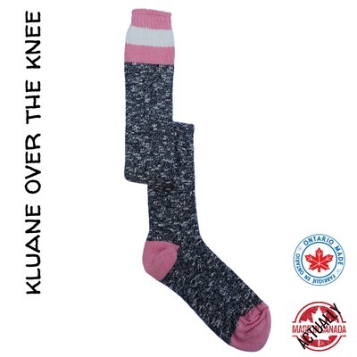 Kluane Over the Knee Sock - Pink
