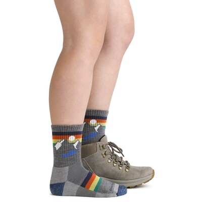 Kids 3033 Sunset Ridge Micro Crew Light Cushion Hiking Sock S