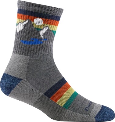 Kids 3033 Sunset Ridge Micro Crew Light Cushion Hiking Sock S