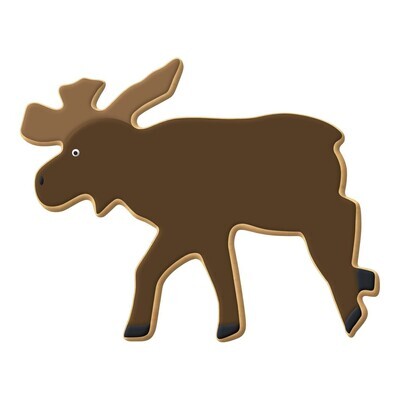5" Moose Cookie Cutter Made in USA