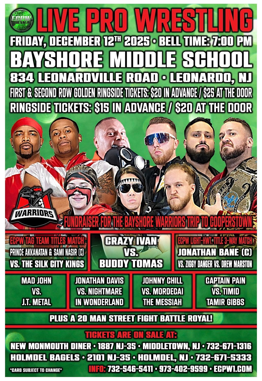 RINGSIDE ECPW at Bayshore Middle School (12/12/2025)