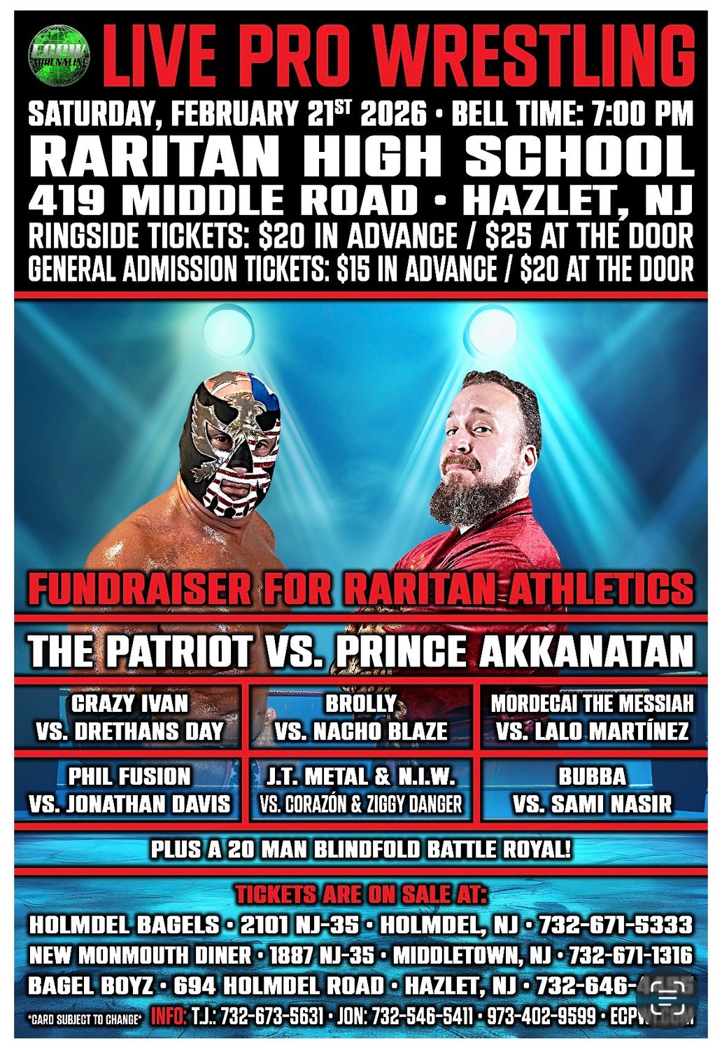 GENERAL ECPW at Raritan High School (2/21/2026)