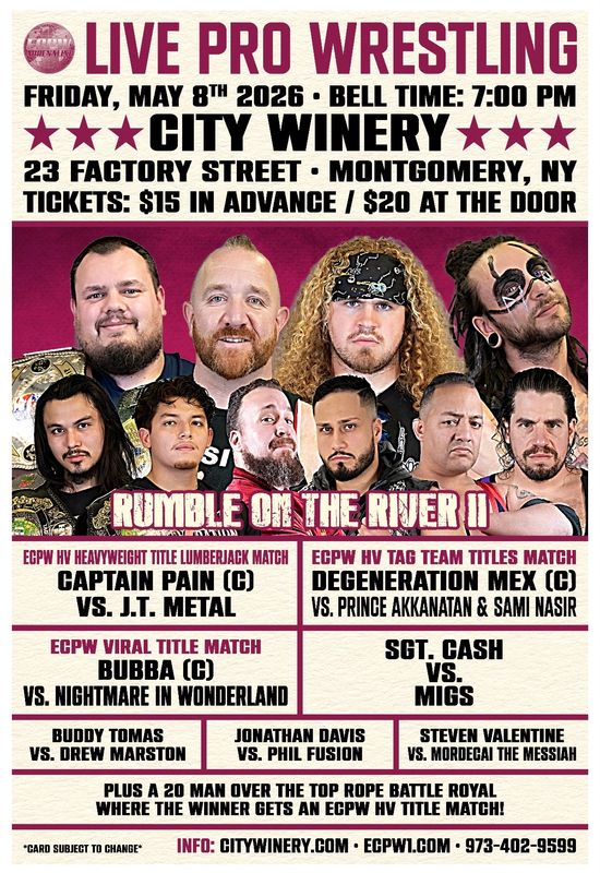 ECPW at City Winery (5/8/2026)