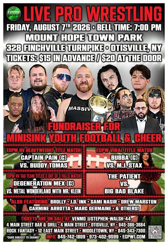 ECPW in Otisville, NY Ticket