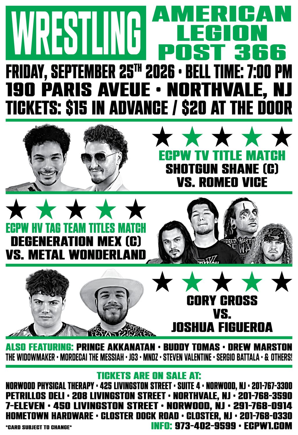 ECPW Northvale NJ 9-25-2026