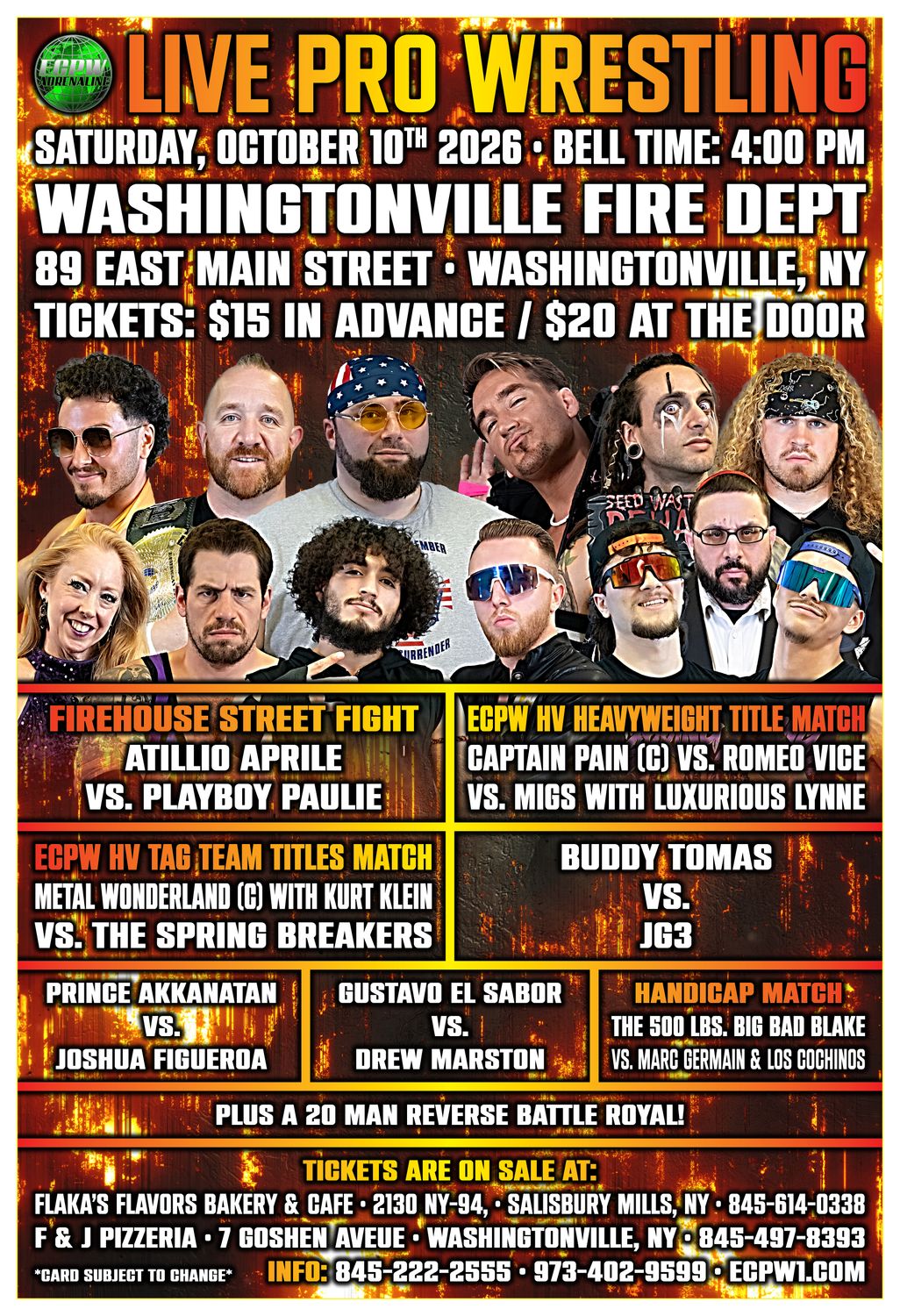 Washingtonville NY 10-10-2026