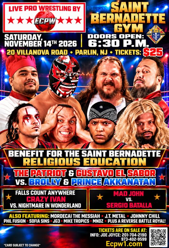 11-14-2026 (Parlin, NJ)