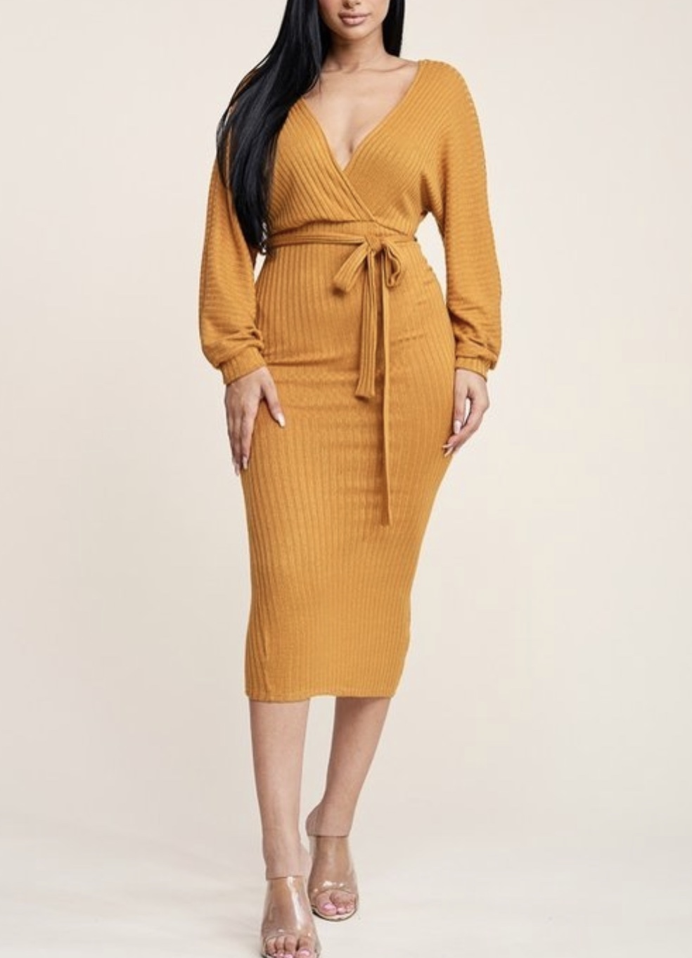 Lauren Ribbed Dress
