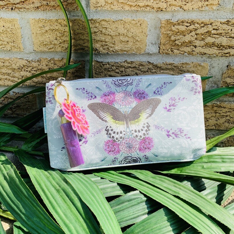 Butterflies Small Tassel Pouch