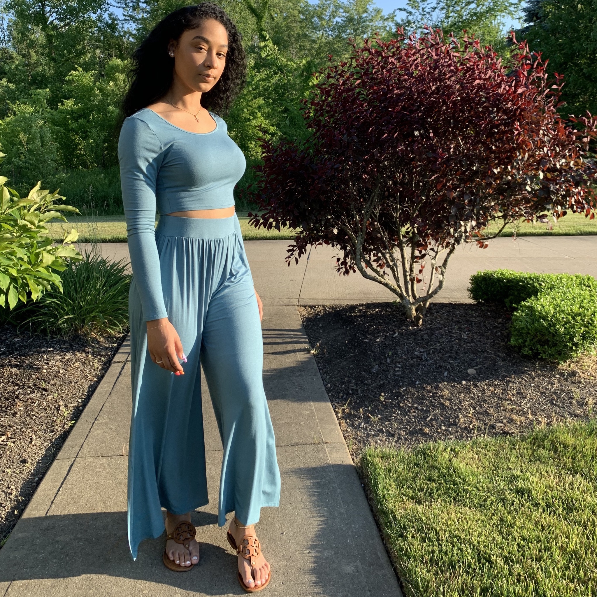 Soft Sunday 2-Piece-Aqua UP2P901-SOFTSUNDAY-AQUA