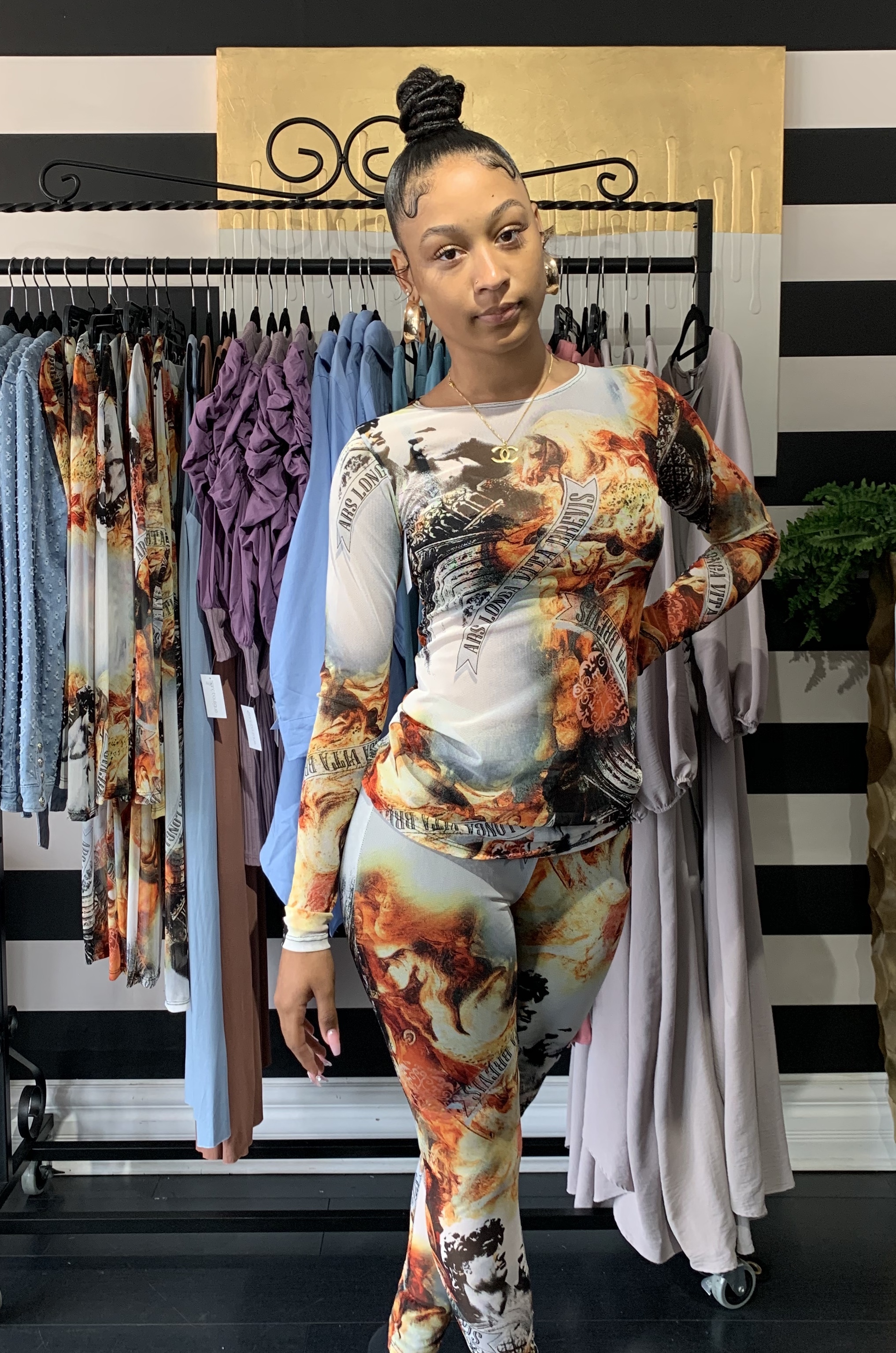 Renata Two Piece Mesh Set UP2P913-RENATA