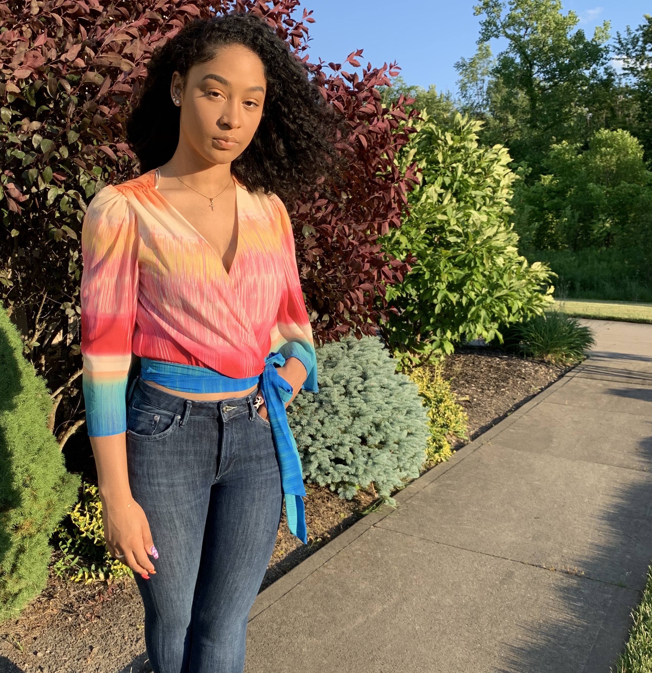 Fiesta Wrap Top