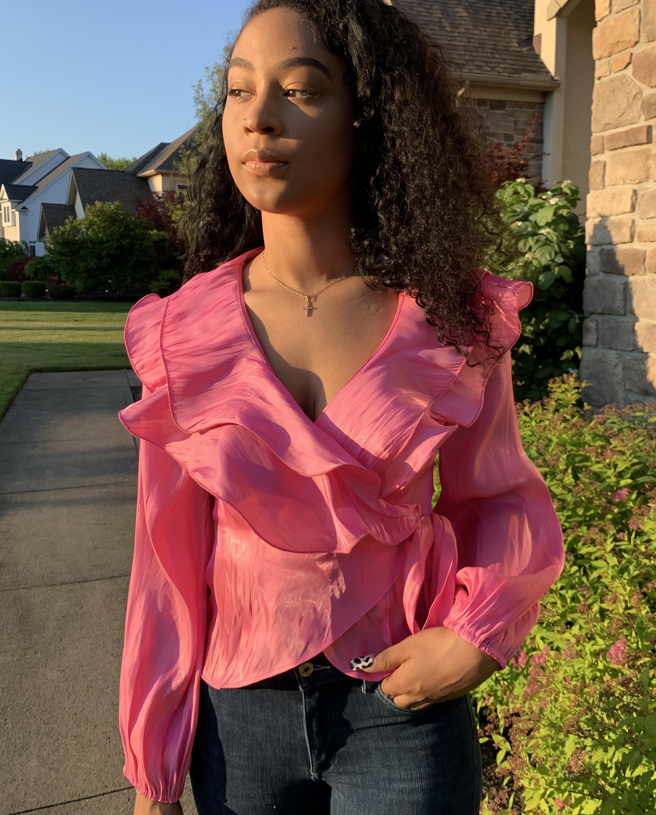 Luciana Wrap Top UPSH906-LUCIANA
