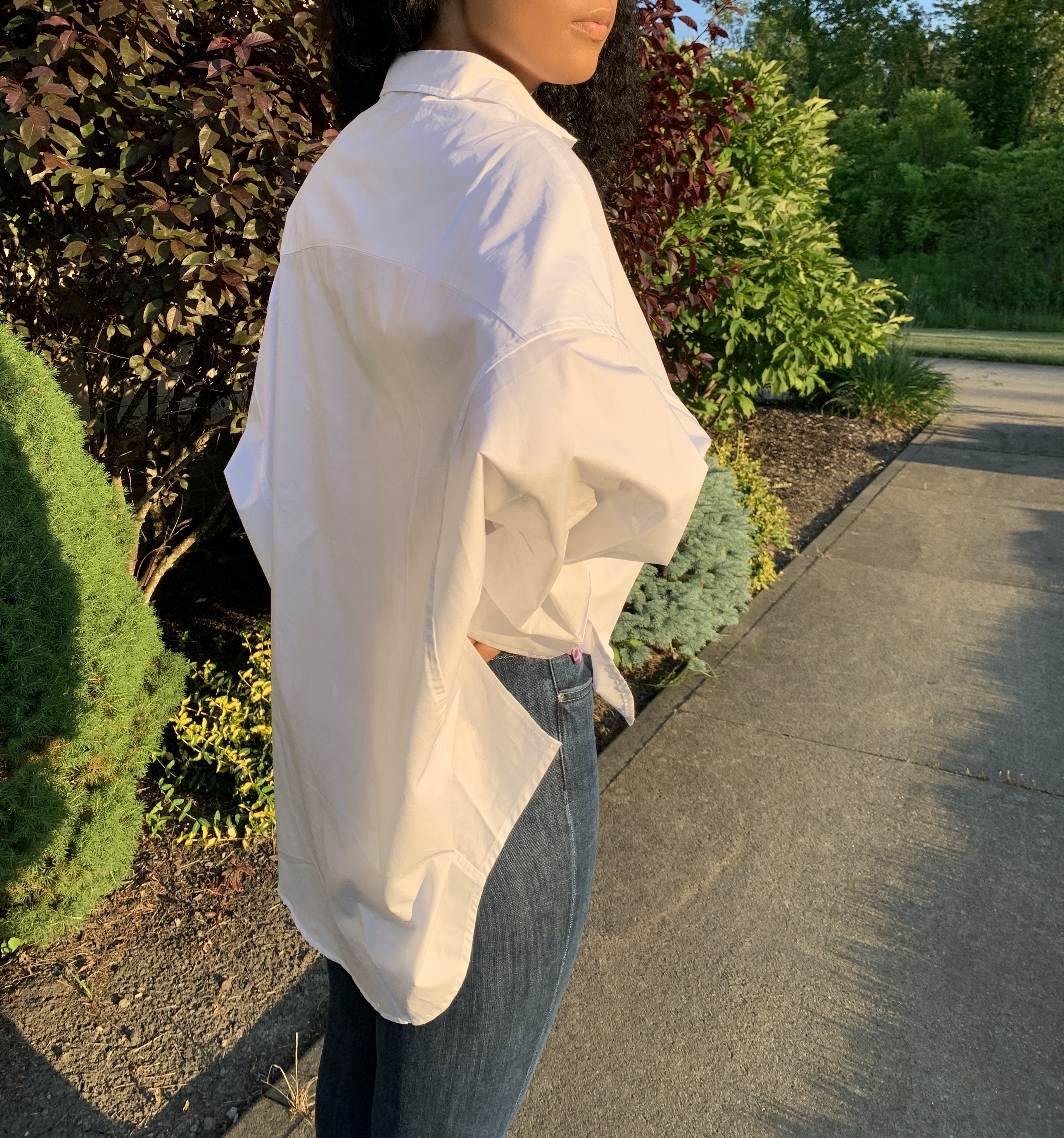 Boyfriend Oversized Button Up Top