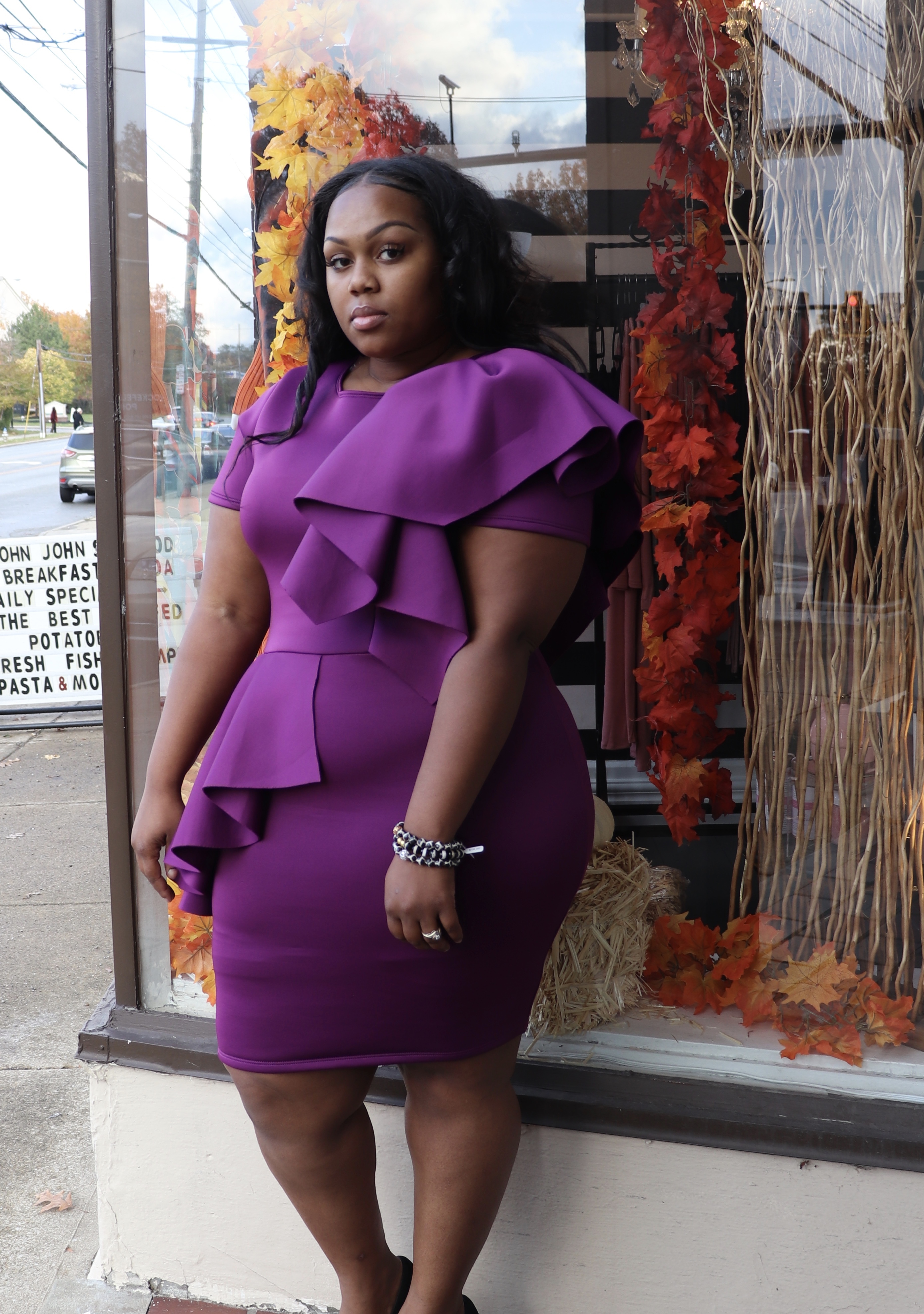 Soraya Peplum Dress